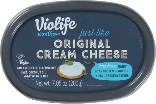 Violife VIOlife Just Like Cream Cheese Original, 7.05 oz Tub, 7.05 oz