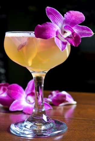 Sunne Tropical Fresh Orchid Loose Bloom Flowers 100 PURPLE for DIY Lei and Decorations