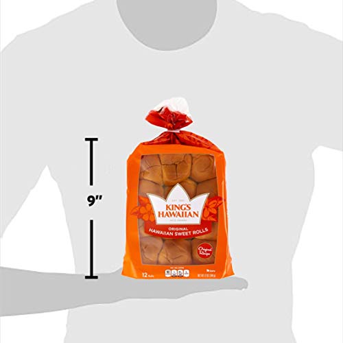 King's Hawaiian Original Hawaiian Sweet Rolls 12 CT (Pack of 12)