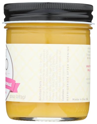 Hey Boo Mango Coconut Jam - Dairy Free, Non-GMO, 10 oz, Made in USA