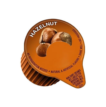 Creamer Singles Bundle | Made In America & Vegetarian | (48 Count, Hazelnut)