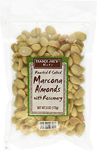 Trader Joe'S Roasted & Salted Marcona Almonds With Rosemary 6 Oz (Pack Of 2)