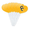 GRAPHICS & MORE Cupcake Picks Set of 6 Acrylic Heart Toppers One Size Colorado College Model CUPCAKE.HEART.CLCCCL.Z008774