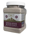 Pride Of India - Himalayan Rock Salt - 84+ Natural Mineral Enriched (Pure Himalayan Black Salt, Extra Fine Grind 2.5 Pound Jar)