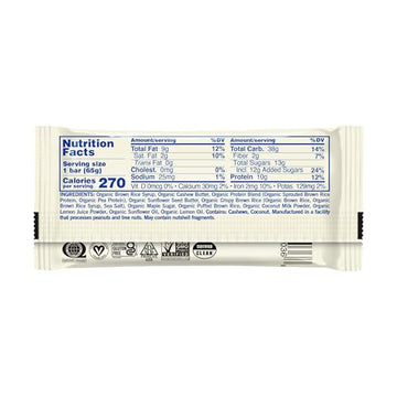 Gomacro Organic Lemon & Lemon Macrobar, 2.3 Oz