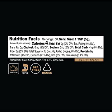 MW Polar Black Garlic Puree (Roasted) 8.8oz (Pack of 2)