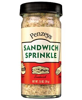 Penzeys Sandwich Sprinkle 2.5 oz Jar (Pack of 1) - White