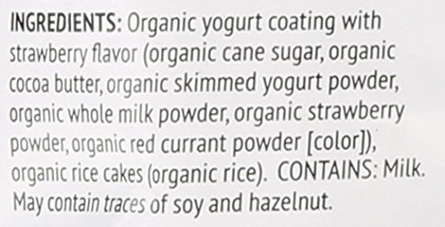 Woodstock Rice Bites - Organic - Mini Mes - Strawberry Yogurt - 2.1 oz - case of 8