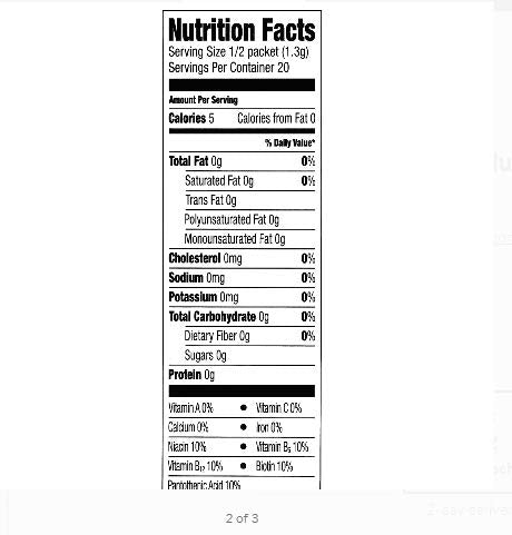 Getgal Sugar-Free Drink Mix, Acai Blueberry Flavor, 40 Packets (10 Count x 4 Boxes)