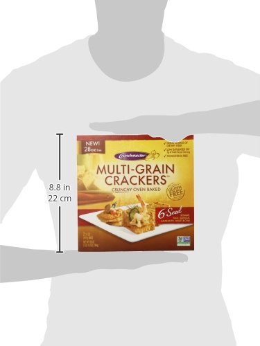Crunchmaster Multi Grain 6 Seed Cracker, Sesame, 14 Oz, Pack Of 2