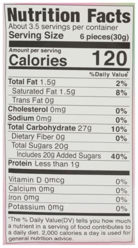 UHA Mikakuto Soft Candy with Gummy Bits, 4 Fruit Flavors, 3.52 Ounce, Pack of 6