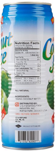 Amy & Brian Juice Coconut Yng No Pulp, 17.5 Fo, Pk- 12