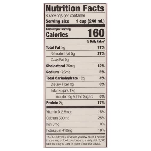 Clover Sonoma, Organic Whole Milk, Half Gallon, 64 oz