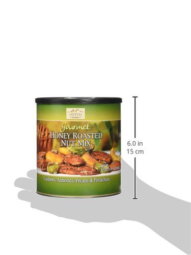 Savanna Orchards Gourmet Honey Roasted Nut Mix with Pistachios, 30 Ounce