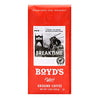 Boyds Coffee Ground Medium Roast Bag, Breaktime, 12 Ounce