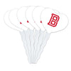 GRAPHICS & MORE Cupcake Toppers Set of 6, Acrylic, Heart Design, Bradley University, One Size, Model: CUPCAKE.HEART.CLCBRA.Z007782