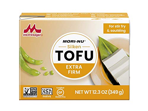 Mori-Nu Silken Tofu Extra Firm | Velvety Smooth and Creamy | Low Fat, Gluten-Free, Dairy-Free, Vegan, Made with Non-GMO soybeans