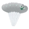 GRAPHICS & MORE Cupcake Picks Set of 6, Acrylic, Northeastern State University, One Size, Heart Decoration