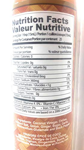 Datu Puti Pinoy Sauce Spiced Coconut (Tuba) Vinegar, Net Wt 12.68Fl. Oz (375Ml)