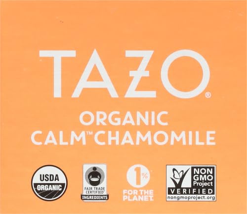 Tazo Tea - Herbal Tea Organic Calm Chamomile - Case Of 6-16 Bags