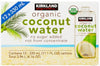 Kirkland Signature Organic Coconut Water - Pack of 12, 11.1 Fl Oz Each, Refreshing Beverage