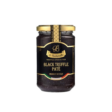 La Rustichella - Black Truffle Pat 9.88 oz (280 gr) - 100% Made in Italy | Vegan Gluten-Free Cholesterol-Free