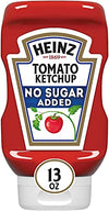 Heinz Tomato Ketchup with No Sugar Added (13 oz Bottle)