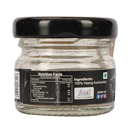 Zaaika Extra Strong Natural Asafoetida Pure Hing | Hand Pounded Organic Pure Kadak Heeng | Pure Hing Asafoetida | Hing Granule |