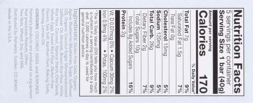 Pamelas Whenever Bars, Oat Raisin Walnut Spice, 5 ct