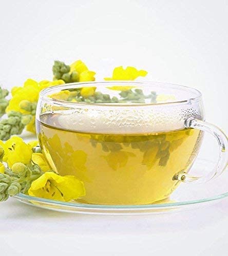 Nature Tea Mullein Leaf Loose Tea - Dried Verbascum thapsus, 2 oz