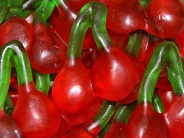 Smarty Stop Gummy Collections (Twin Cherry Red & Green, 1 Pound (Pack Of 1))