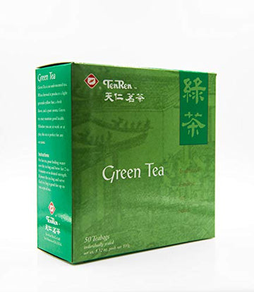 Ten Ren Green Tea Bag, 50 Count