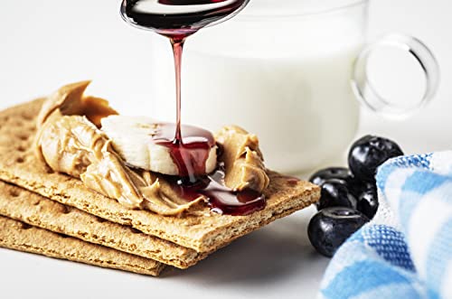 Crown Maple Blueberry Organic Maple Syrup, 8.5 Fl Oz, Pancakes, Waffles, Cocktails, Flavor Marinades