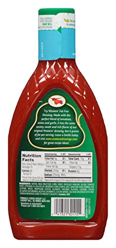 Western Sweet And Smooth French Fat Free Salad Dressing, 15 Fl. Oz.