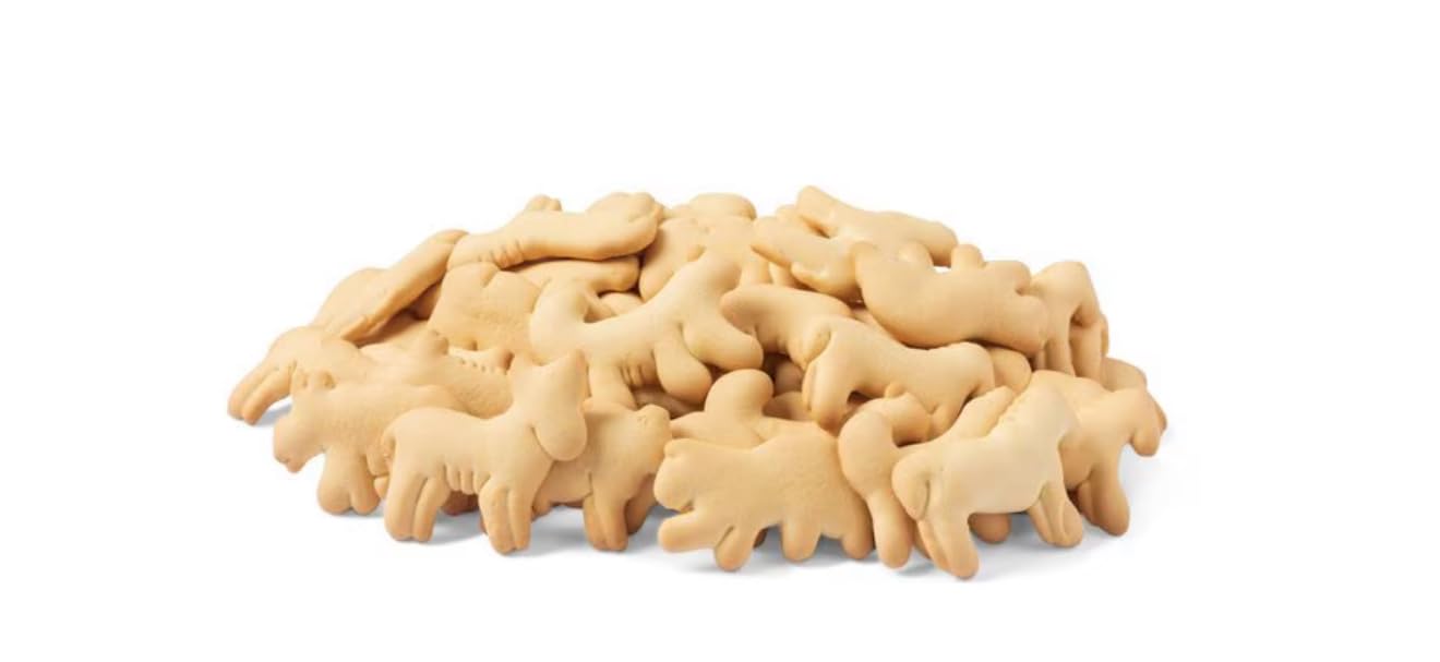 Animal Crackers in Resealable Bulk Storage Tub, Classic Lightly Sweet Snacks, 5 Pound Party Size Container