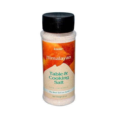 Himalayan Salt Table And Cooking Salt Fine Crystals, 6 Ounce (Pack Of 24)