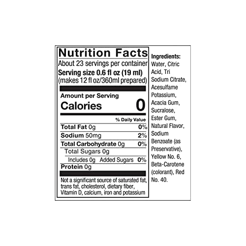 Sodastream Sparkling Drink, Diet Orange, 14.8 Fl Oz (Pack Of 4)