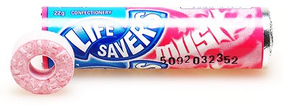 Nestle Musk Lifesavers, 6-Pack, 34g (1.2 Ounce Each), Pink