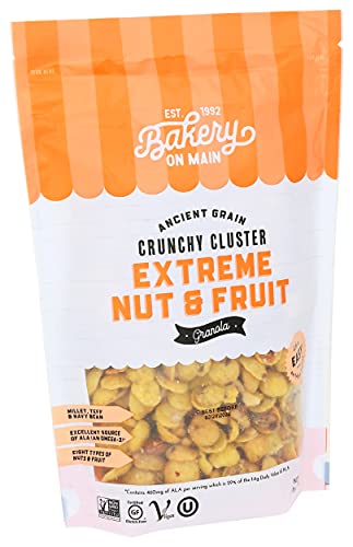 Bakery On Main Gluten Free Granola with Extra Fruit & Nuts, 11 Ounce Pack, Healthy Snack Option