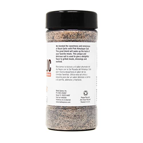 Badia Black Garlic Pink Salt, 9 oz (Pack of 6)