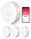 Siterwell Smart Smoke And Carbon Monoxide Detector, 2.4G Wifi Smoke Detector With Auto-Check, Wifi Smoke Detector And Carbon Mon