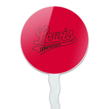 Lewis University Primary Logo Cupcake Picks Toppers Decoration Set Of 6