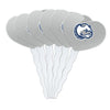 GRAPHICS & MORE Acrylic Cupcake Picks Set of 6, Drake University Heart Decoration, One Size, Model CUPCAKE.HEART.CLCDR.Z007544