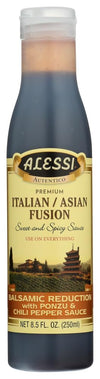 Alessi Balsamic Vinegar Reduction, Autentico From Italy, Ideal On Caprese Salad, Fruits, Cheeses, Meats, Marinades (Italian & Asian Fusion, 8.5 Fl Oz (Pack Of 1))