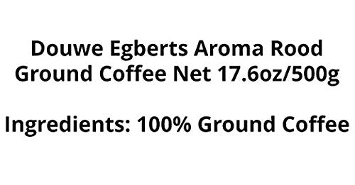 Douwe Egberts Aroma Rood Ground Coffee 17.6-Ounce (Pack of 4)