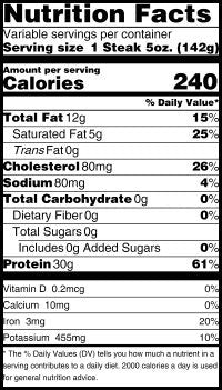 Omaha Steaks 4 (5 Oz.) Butcher'S Cut Top Sirloins + Seasoning (Butcher'S Cut Top Sirloins And Omaha Steaks Seasoning)