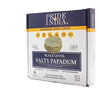 Pride Of India - Salty Black Bean Namkeen Papadum Lentil Crisp - Pack of 6 - 10 count Box (3.53oz - 100gm) - Lentil Chips, Glute