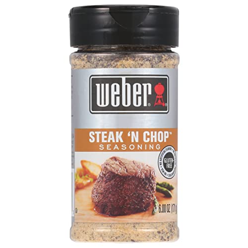 Weber Steak N Chop Seasoning, 6 Ounce Shaker
