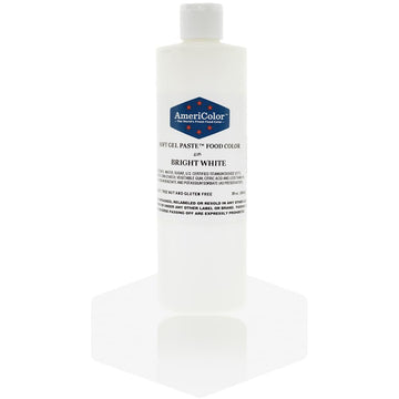 Food Coloring Americolor - Bright White Soft Gel Paste, 20 Ounce