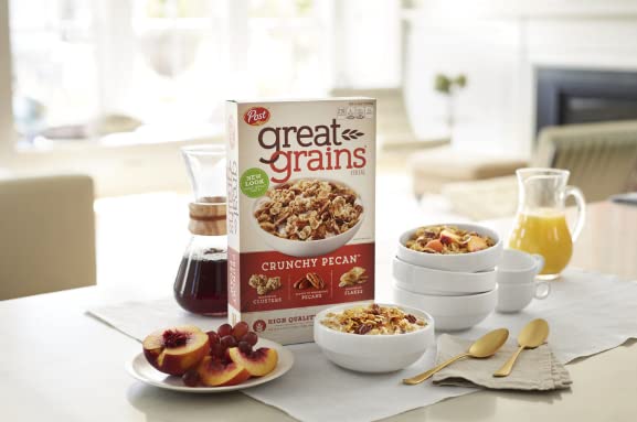 Post Selects Cereal, Great Grains Crunchy Pecan, 16 Oz (Pack Of 4)
